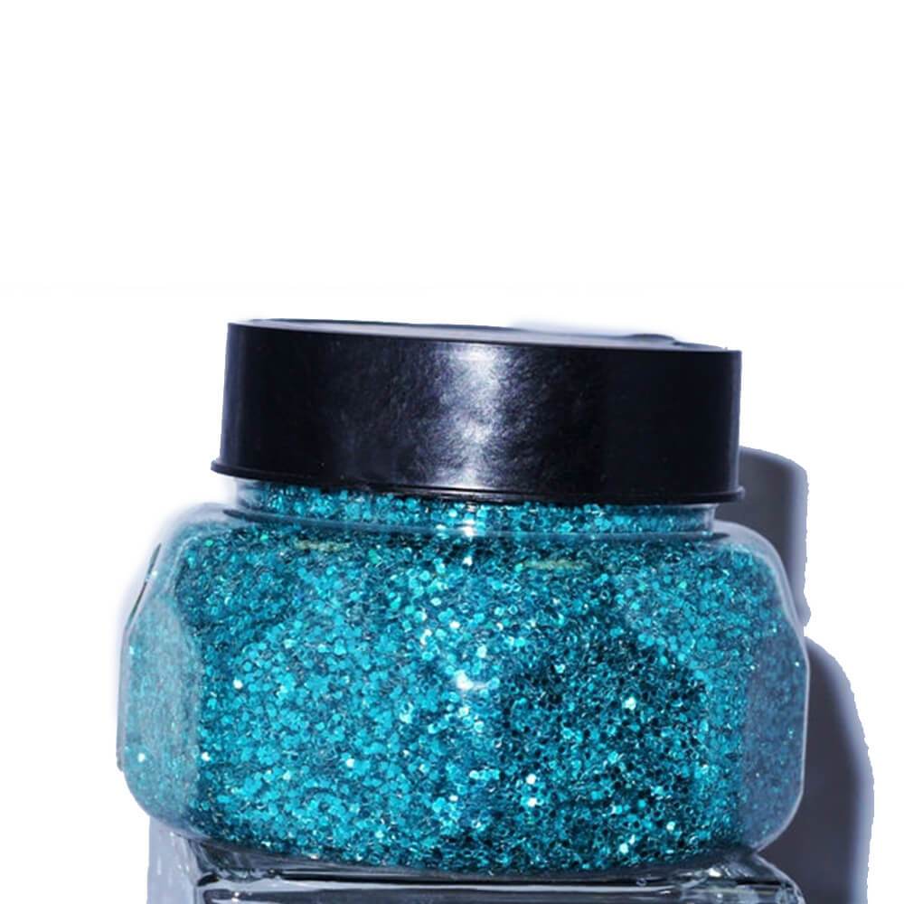 8OZ GLITTER TEAL 