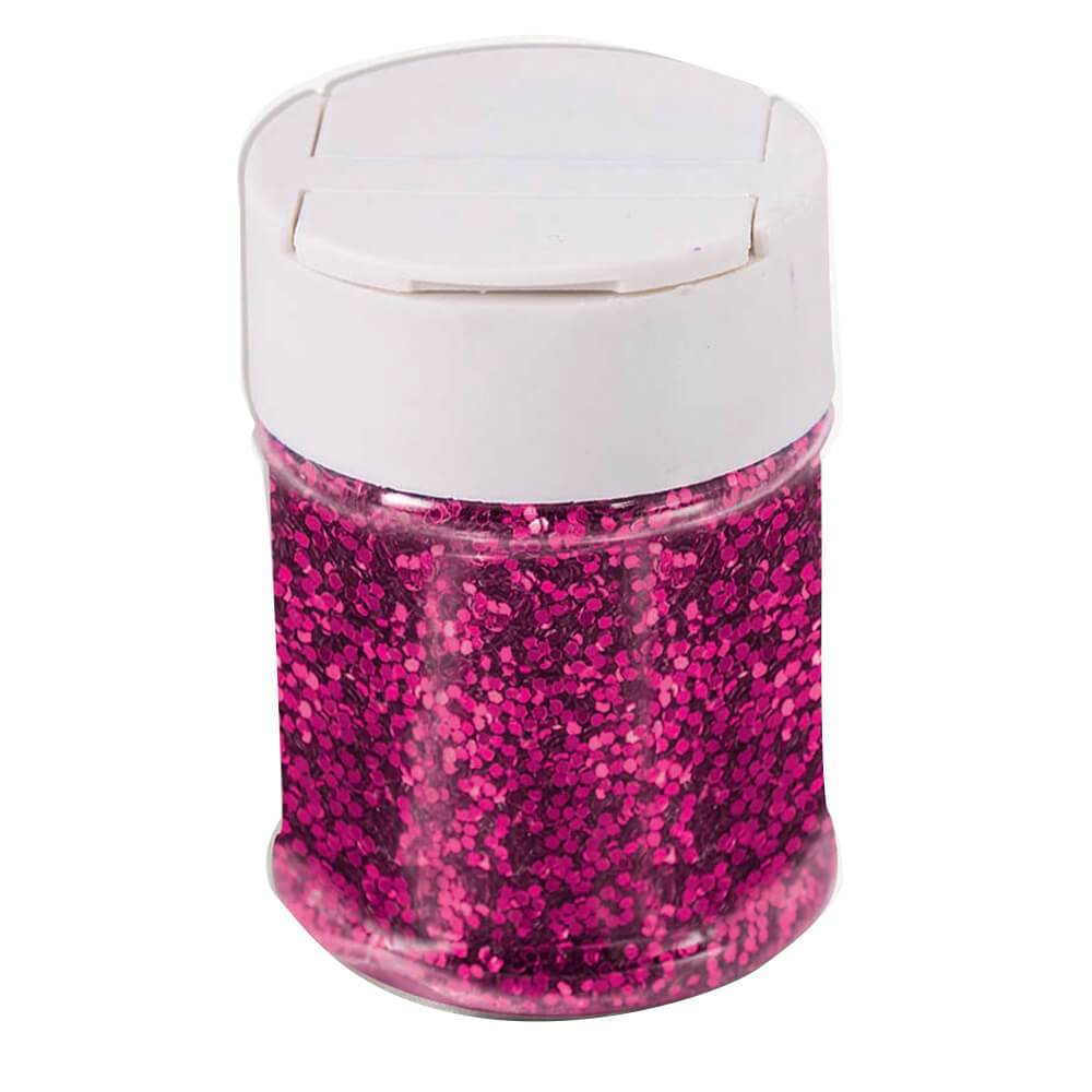 2 OZ GLITTER FUSCHIA 