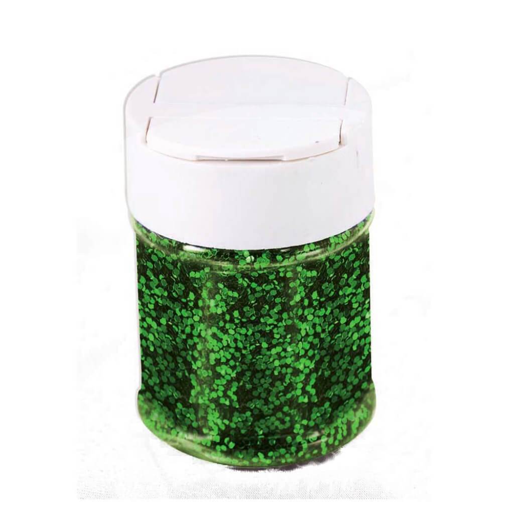 2 OZ GLITTER GREEN 