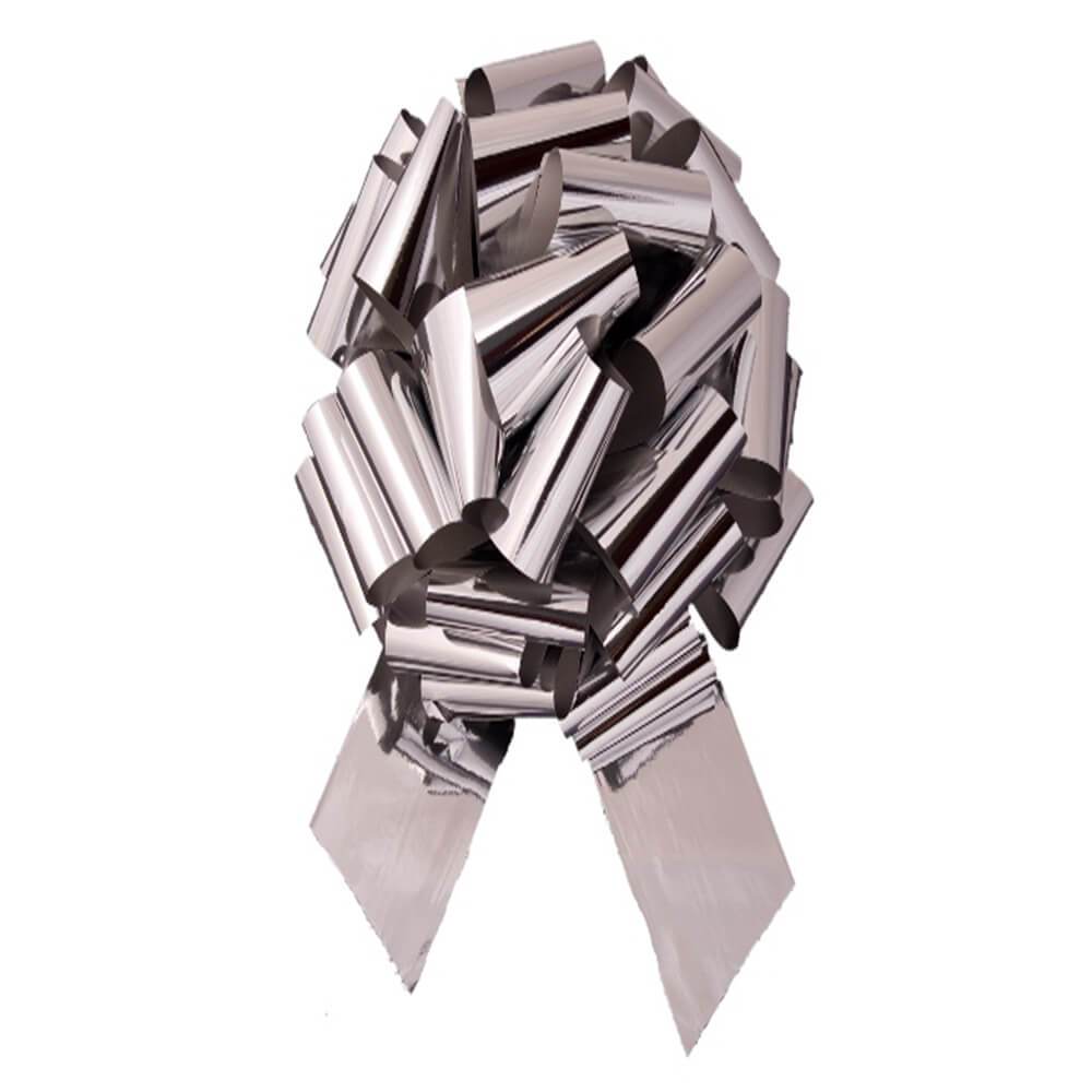 14" XL PULL BOW METALLIC SILVE 
