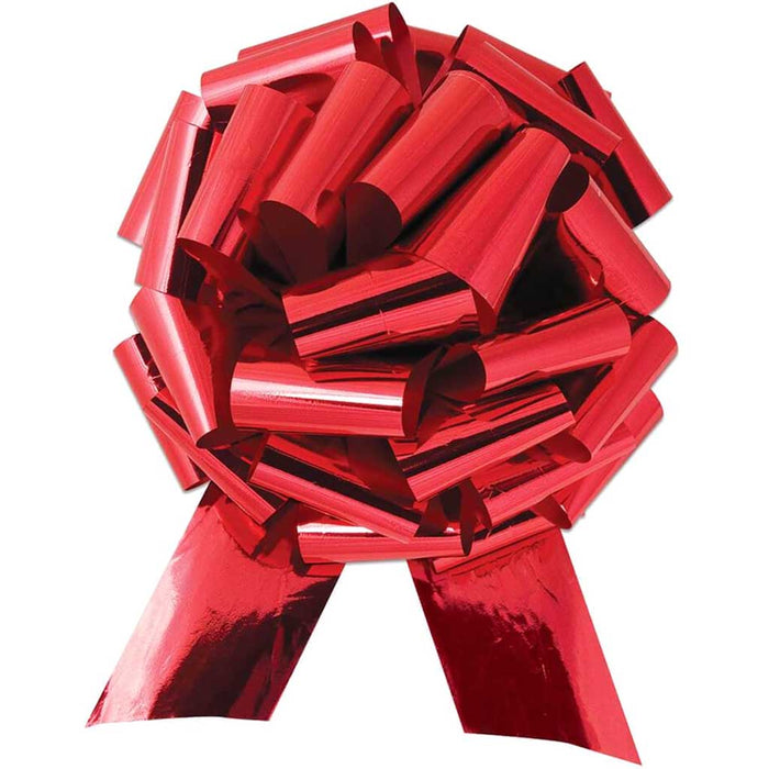 14" XL PULL BOW METALLIC RED 
