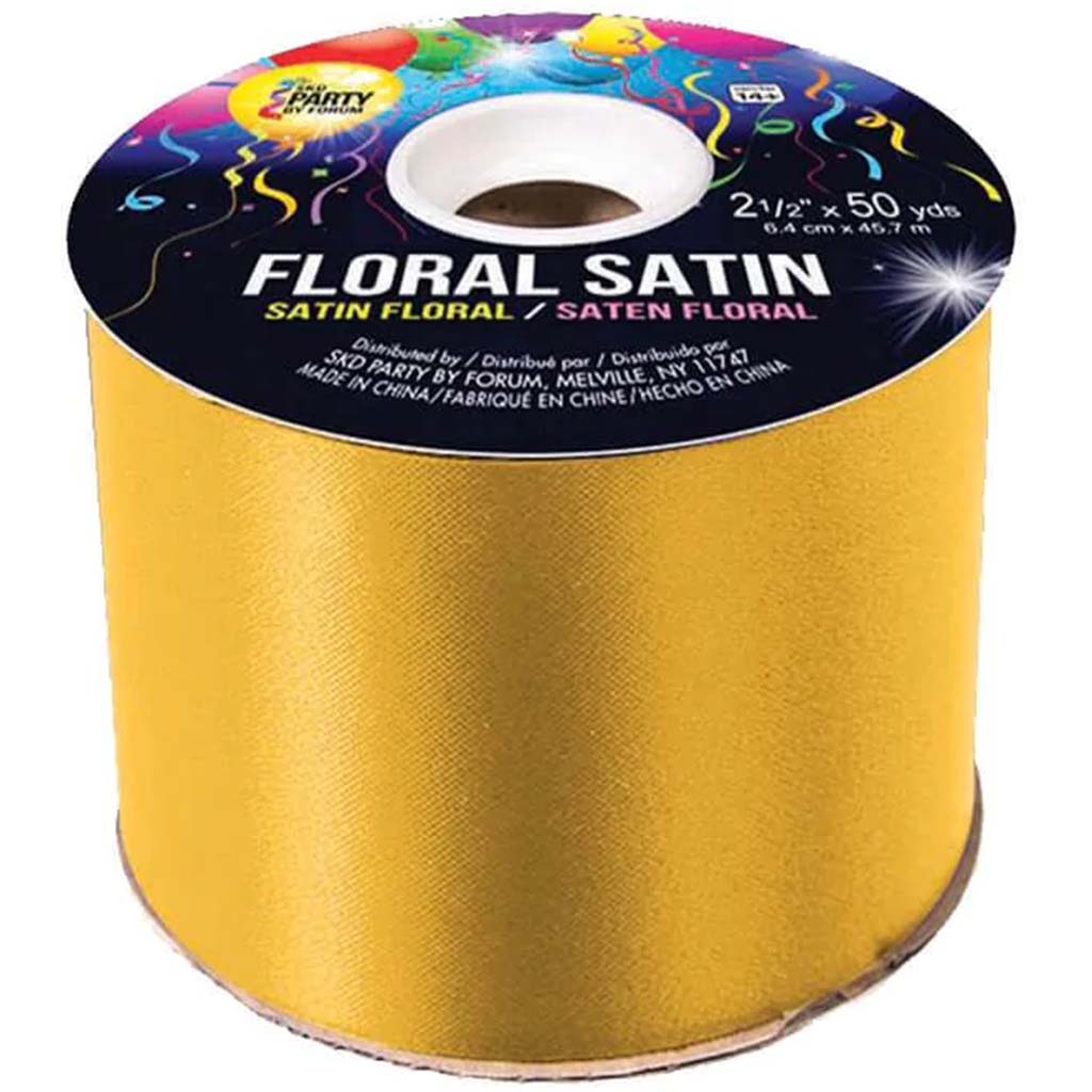 #40 FLORAL SATIN GOLD 