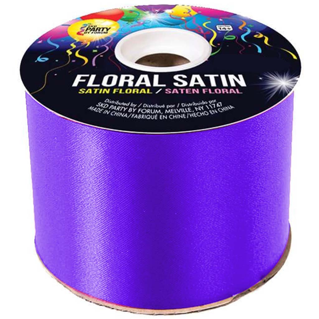 #40 Floral Satin Ribbon