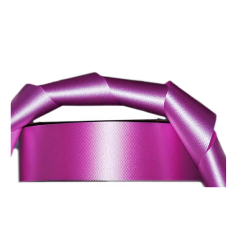 #9 FLORAL SATIN RIBBON PINK 