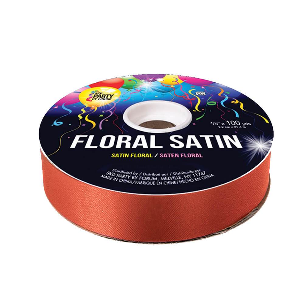 #5 FLORAL SATIN ORANGE 