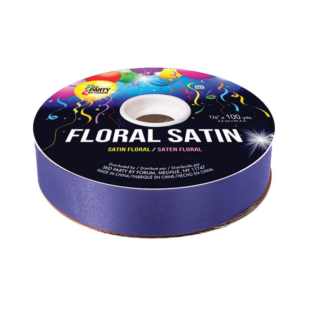 #5 FLORAL SATIN PURPLE 