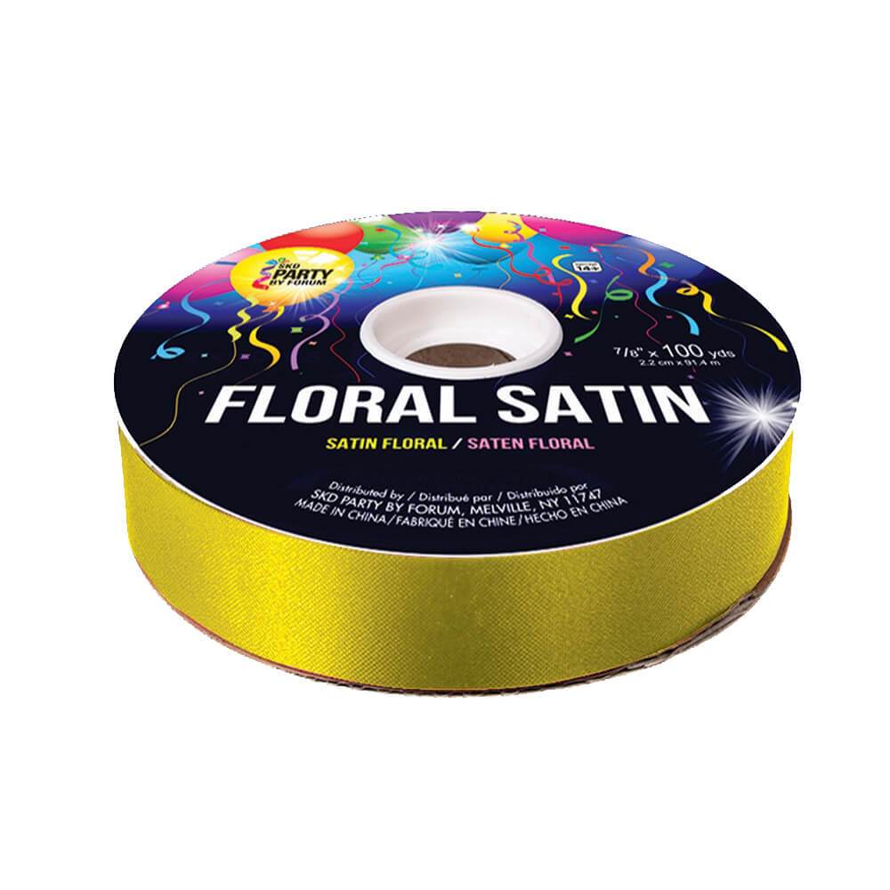 #5 FLORAL SATIN YELLOW 