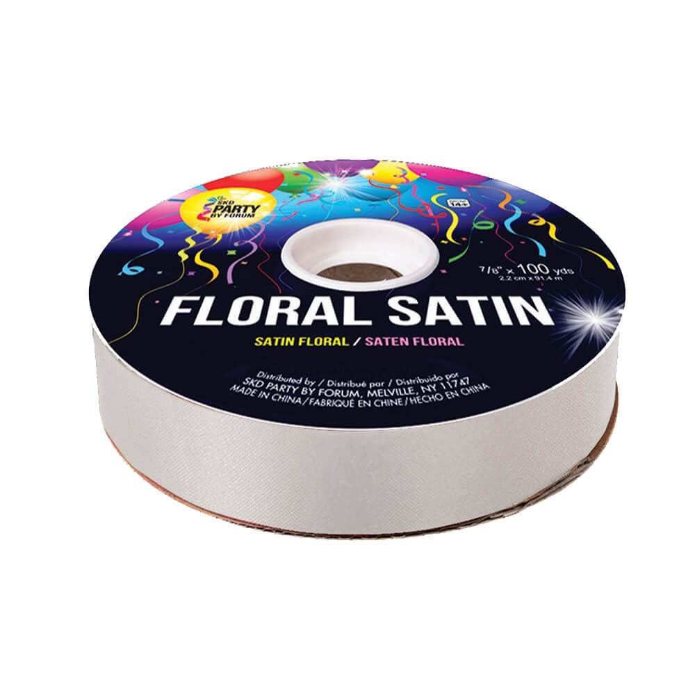 #5 FLORAL SATIN IVORY 