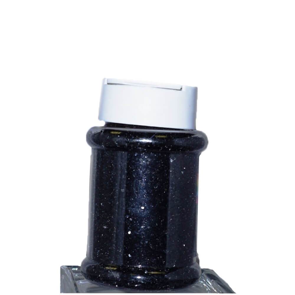 4 OZ GLITTER BLACK 