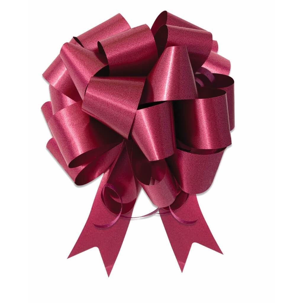 #9 PULL BOW BURGUNDY 