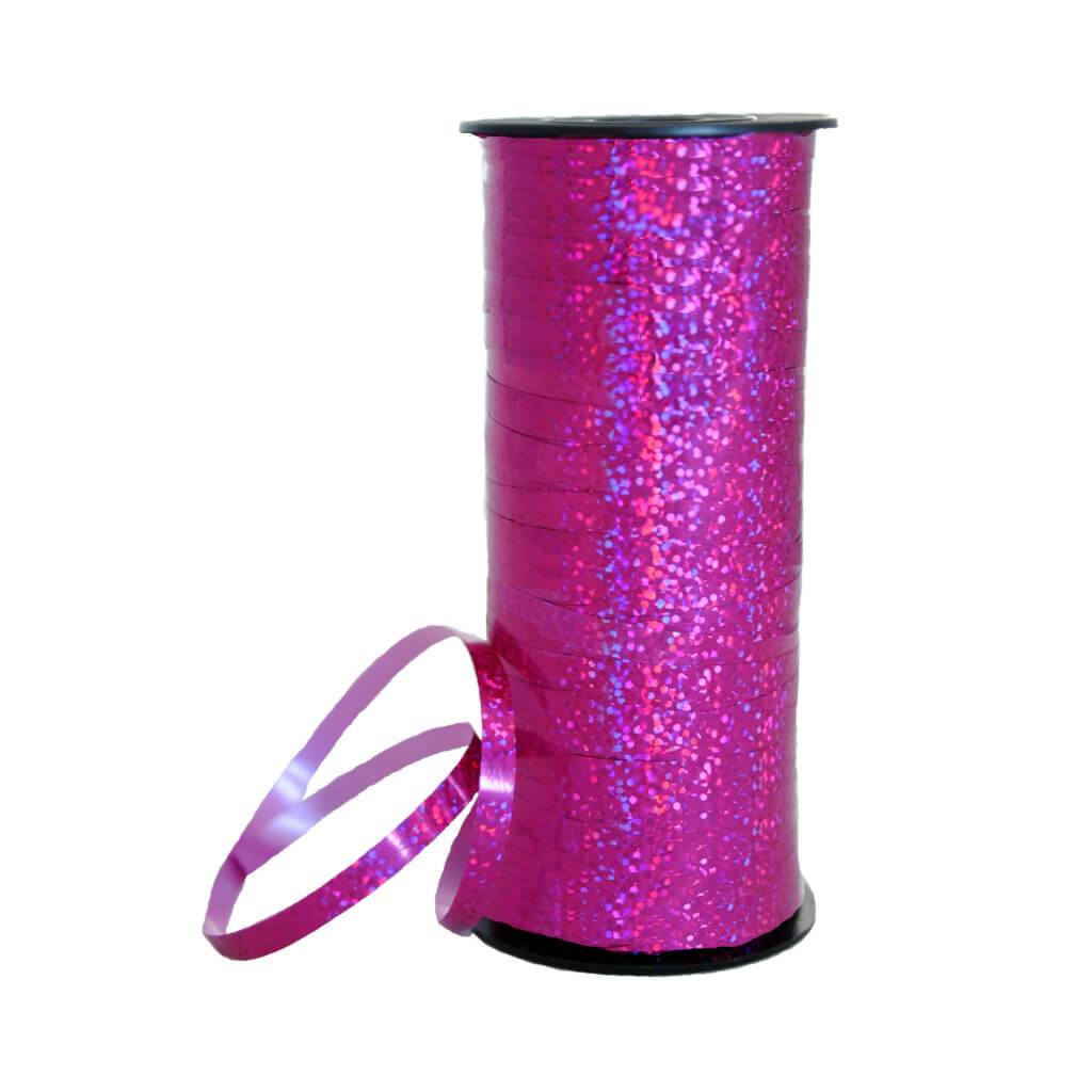 100 YD C.RIBBON HOLO FUCHSIA 