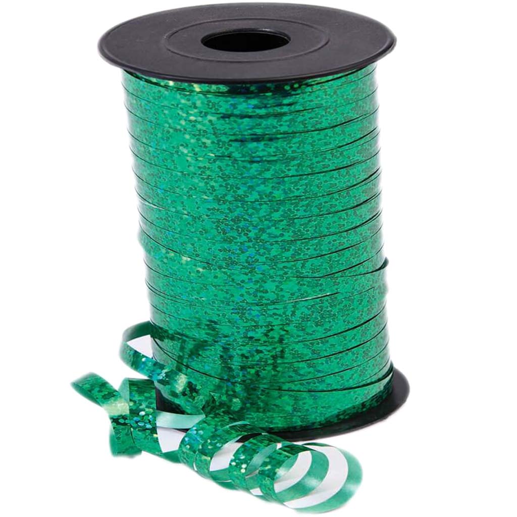 100 YD C.RIBBON HOLO GREEN 