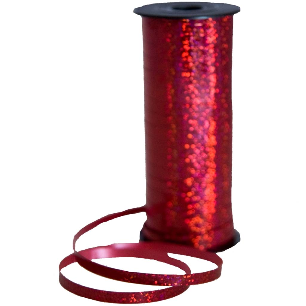 100 Yd C.Ribbon Holo Red 