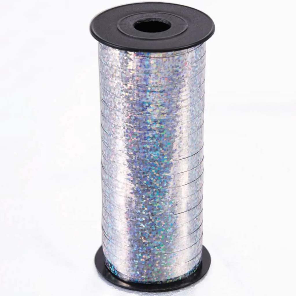 100 YD C.RIBBON HOLO SILVER 