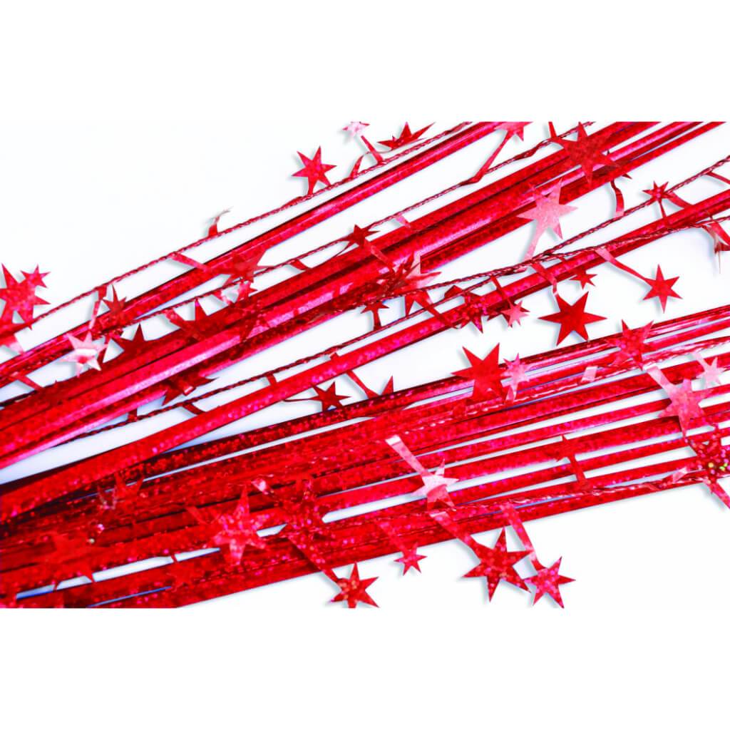 ONION GRASS 30&quot; STAR SPRAY RED 