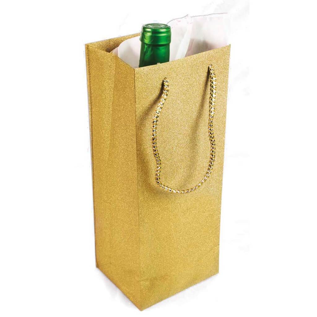 DIAMOND WINE BAG GOLD 