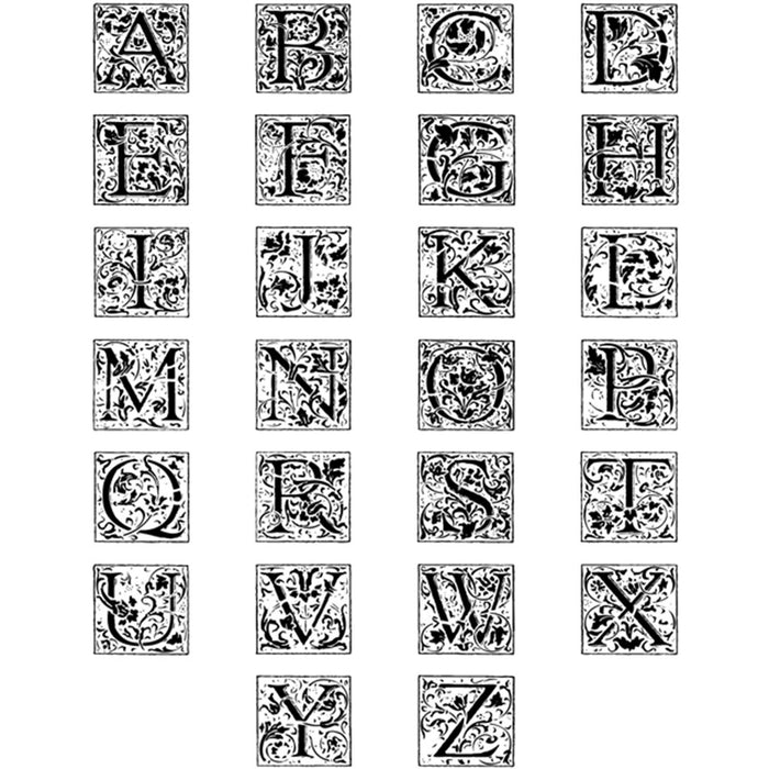 Ornate Alphabet Seal X