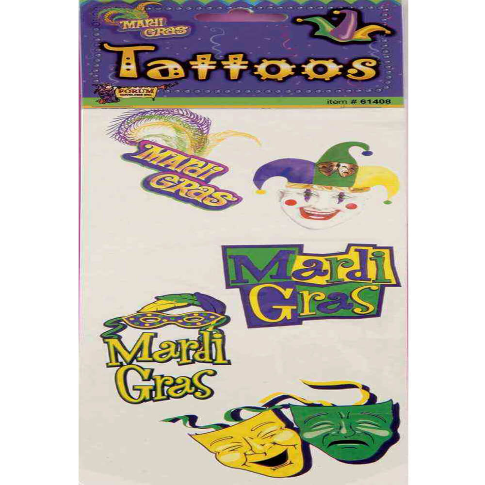 Mardi Gras Tattoos 