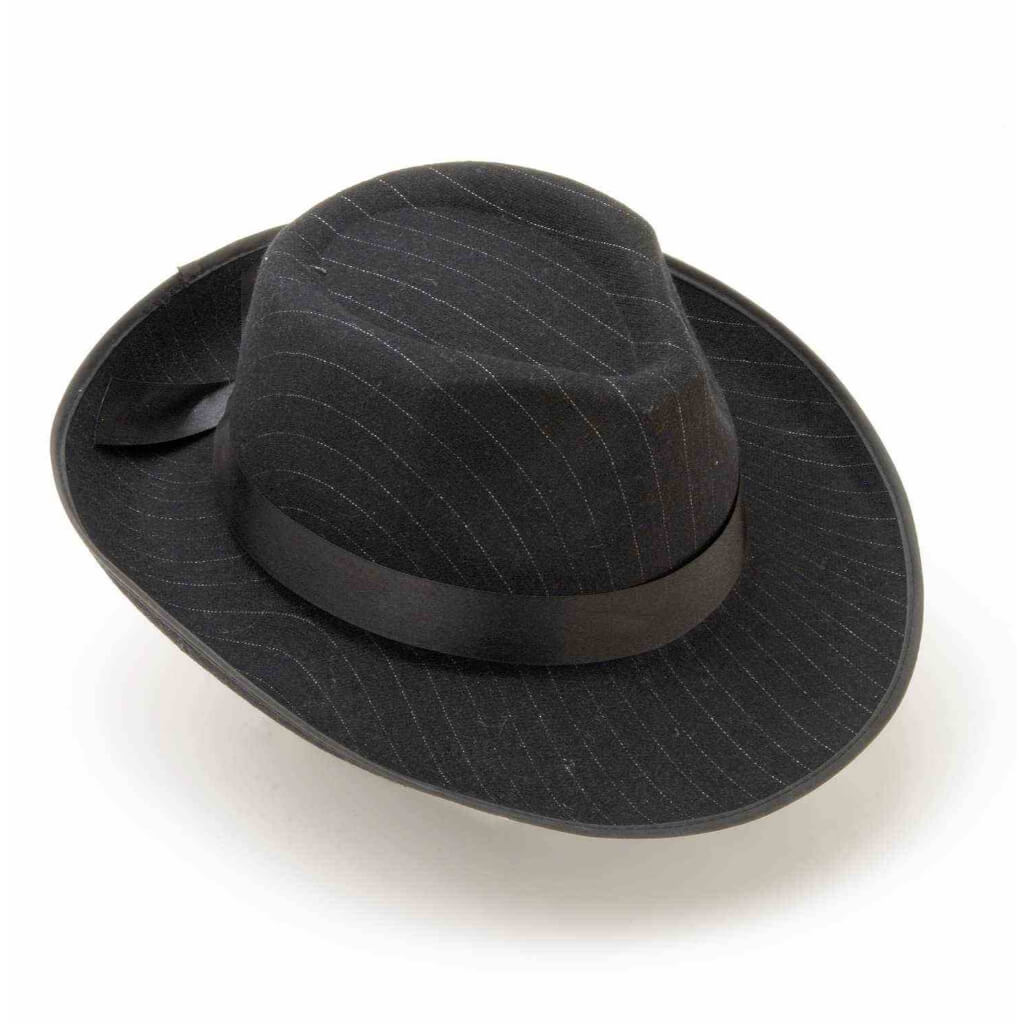 Pinstriped Fedora Hat