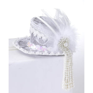 Ghost Mini Lace Top Hat