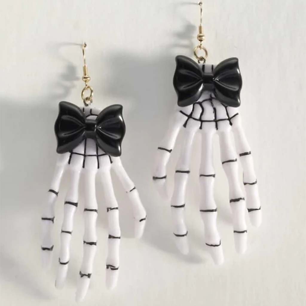 Skeleton Hand Earrings 