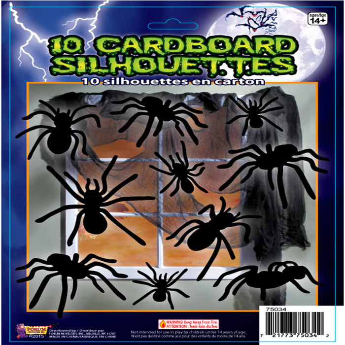SILOUETTE SHADOW SPIDERS-10PC 