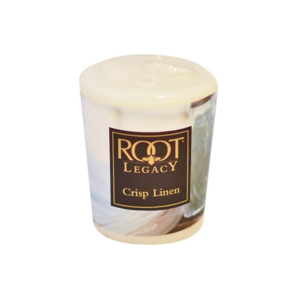 Votive Candle Crisp Linen 