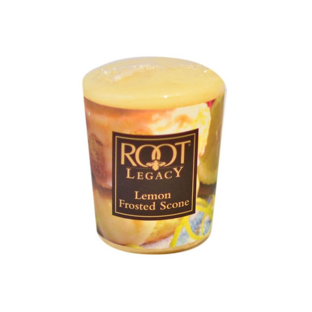 Votive Candle Lemon Frosted Scone 