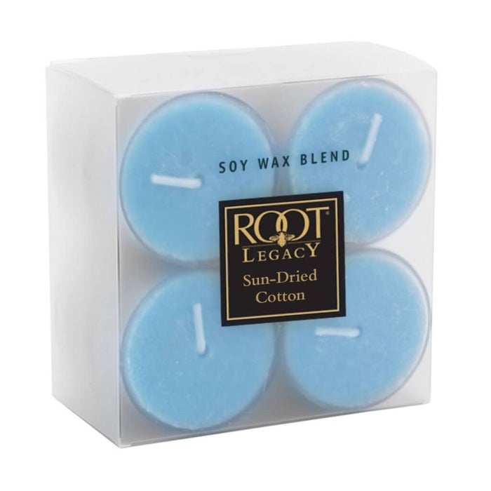 Tealight Box of 8 Sun Dried Cotton 
