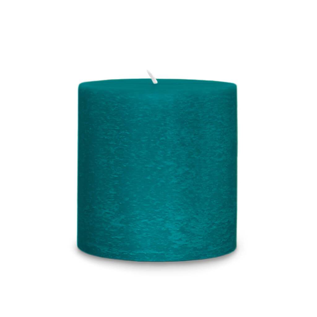 Timberline Pillar Candle 3in x 3in Blue Basil 