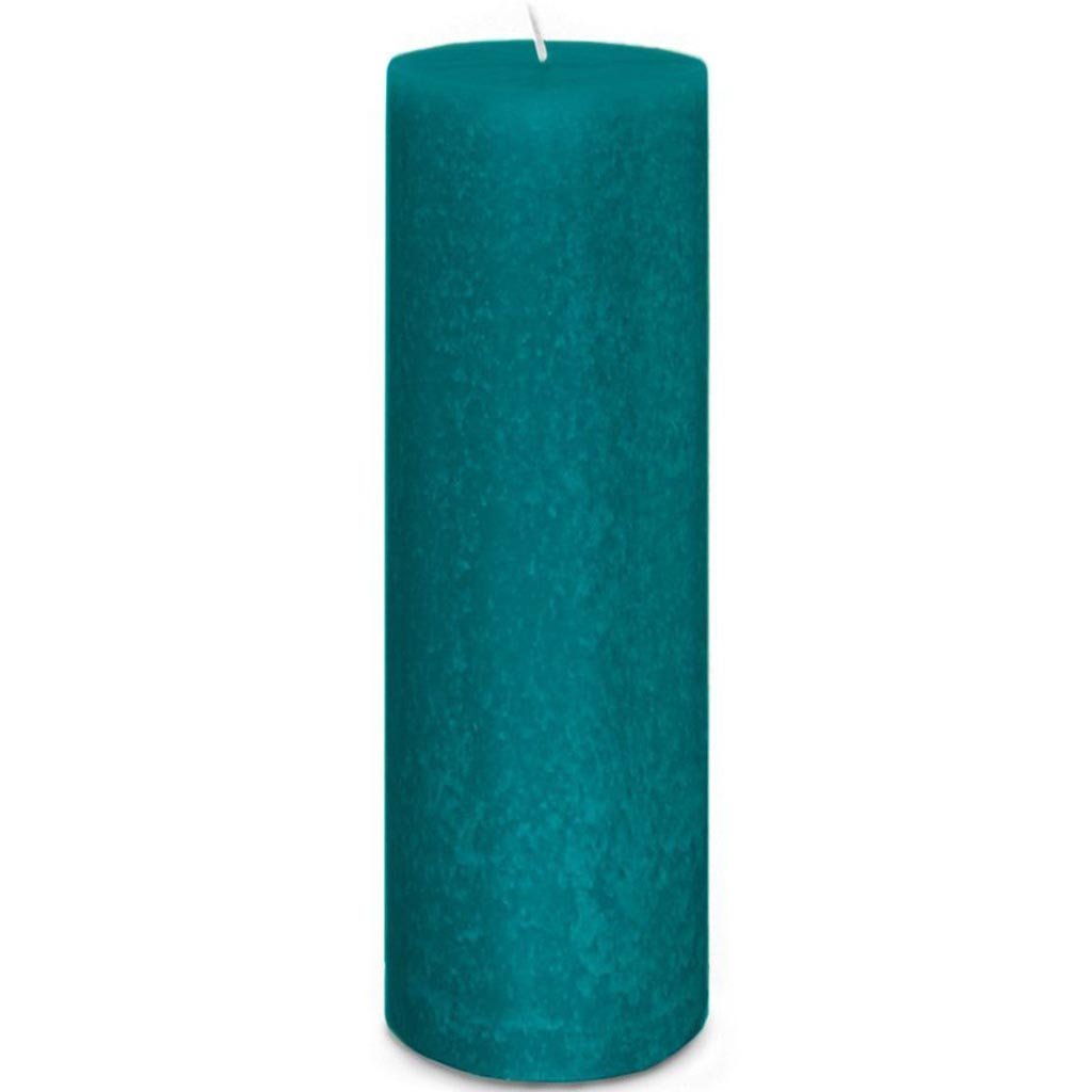 Timberline Pillar Candle Blue Basil, 3in X 9in