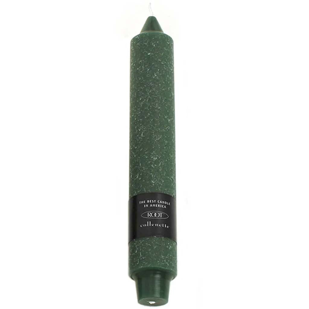 Timberline Collenettes Candles Dark Green, 9in