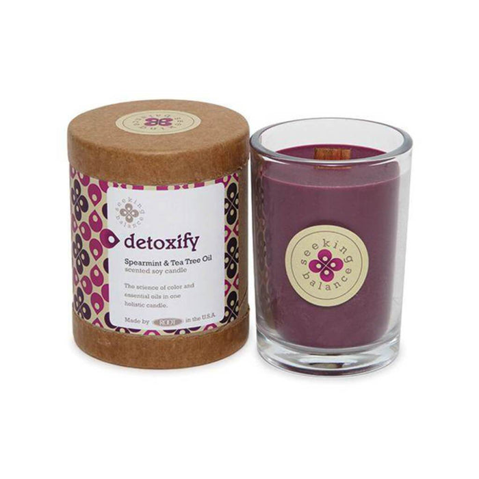 Seeking Balance 6.5oz Original Spa Candle Spearmint & Tea Tree Oil 