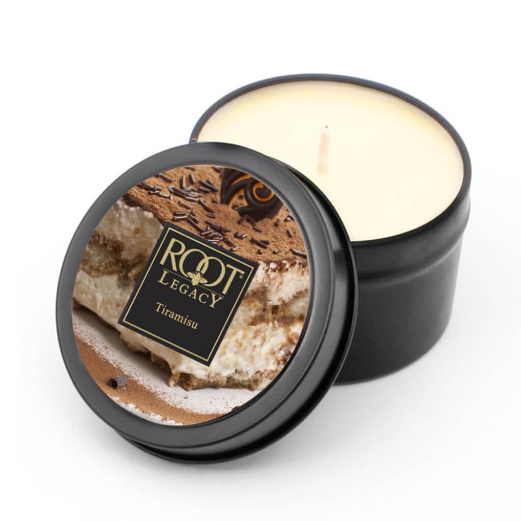 Travel Tin Scented Candle Tiramisu 