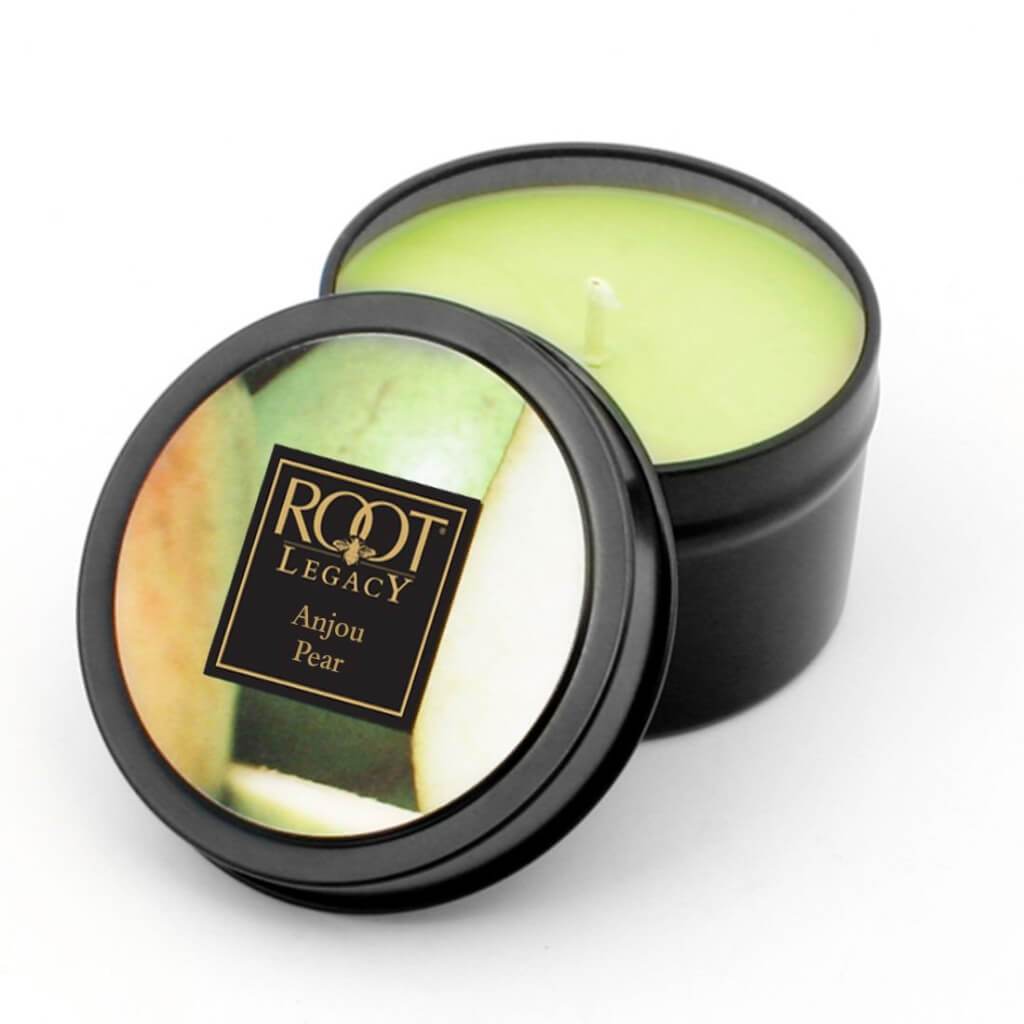 Travel Tin Scented Candle Anjou Pear 