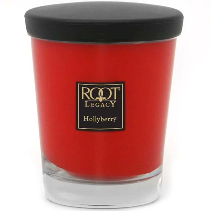 Honeycomb Veriglass Candle Large Hollyberry 