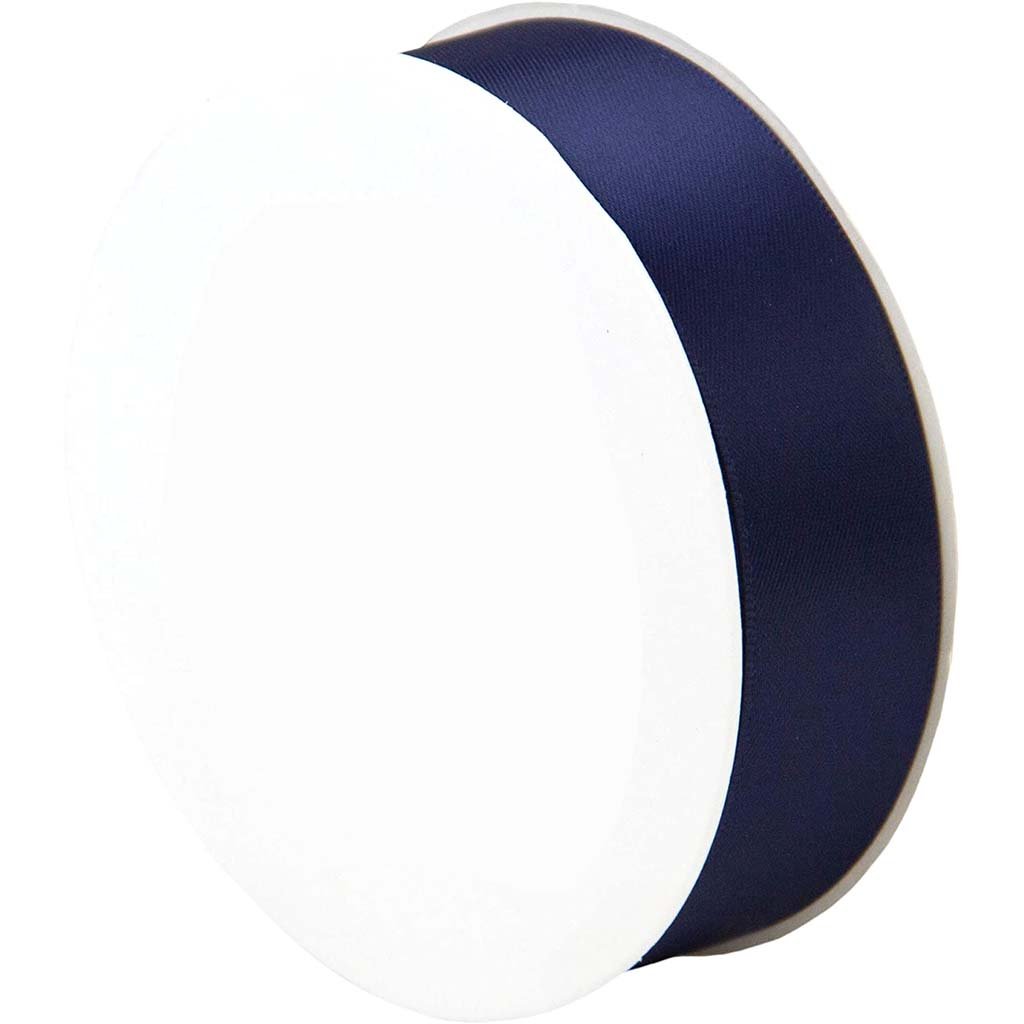 Ribbon Satin 1in Navy Blue