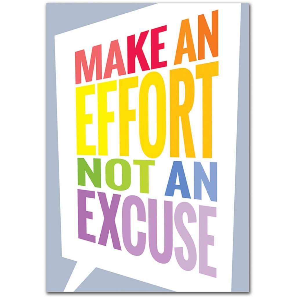 Make An Effort... Inspire U Poster 