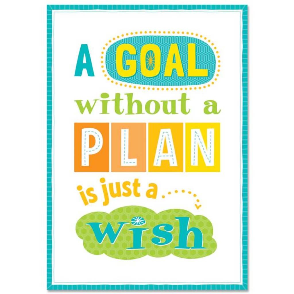 A Goal Without A Plan... Inspire U Poster 
