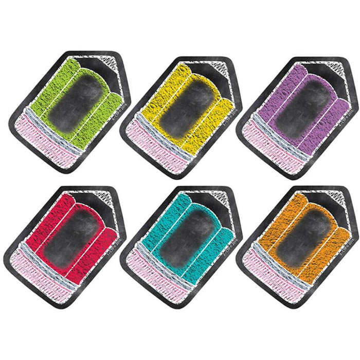 Pencils (Chalk) 3" Designer Cut-Outs 