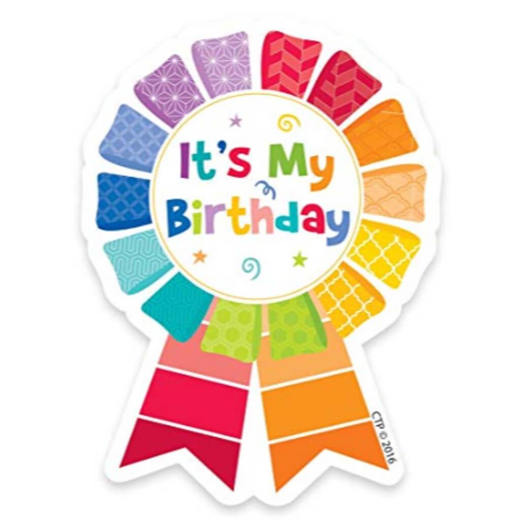 Painted Palette Happy Birthday Badge