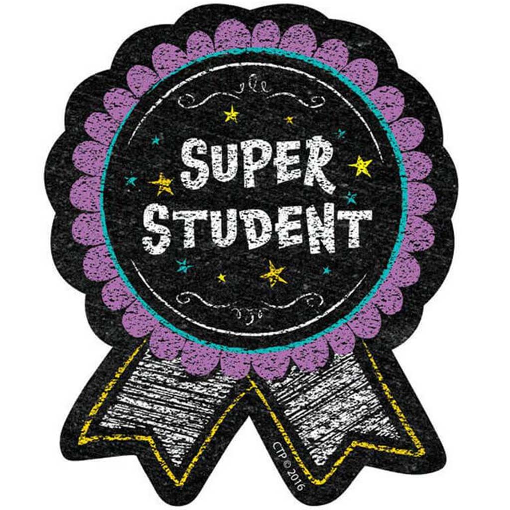 Chalk It Up! Super Student Badge