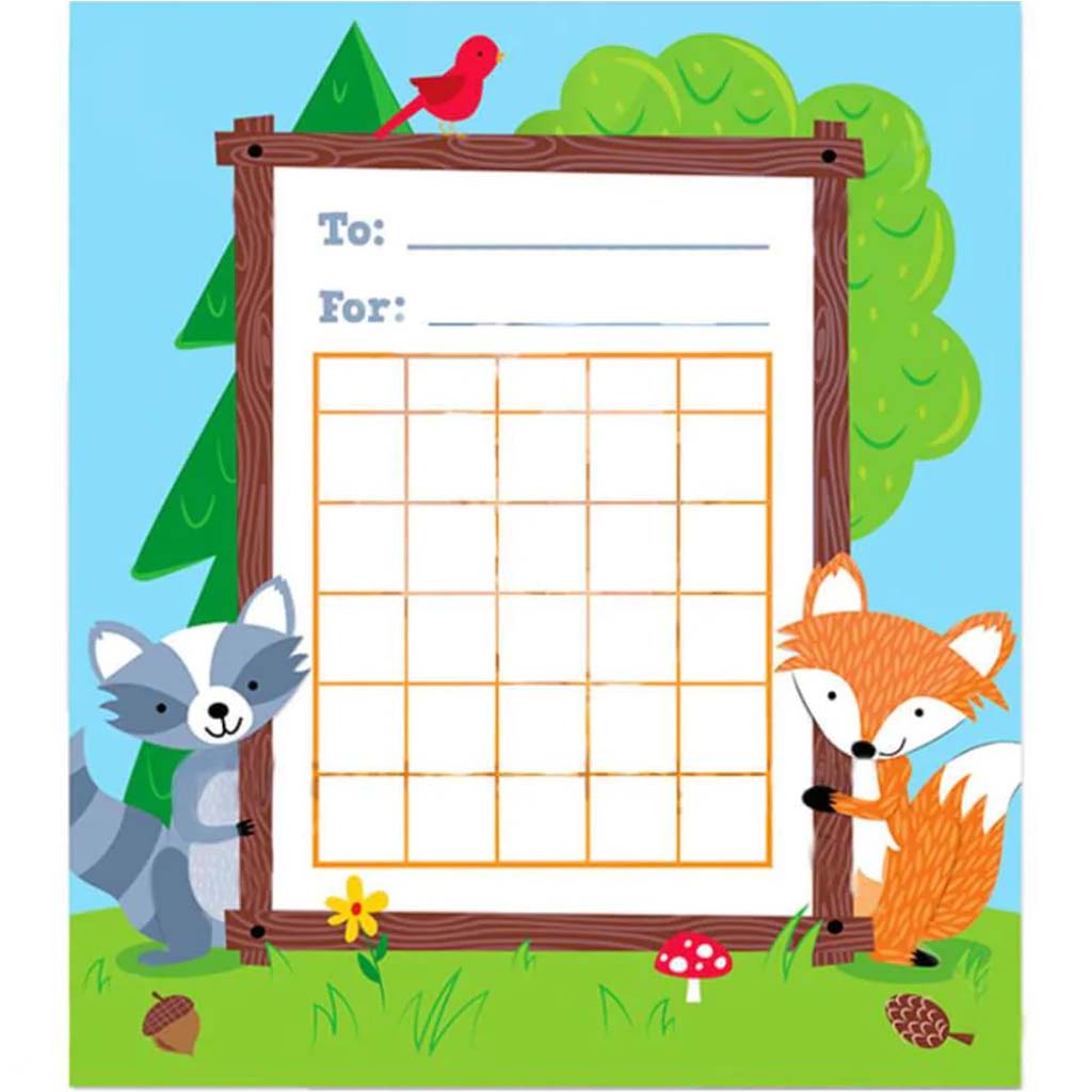 Woodland Friends Student Incentive Chart 