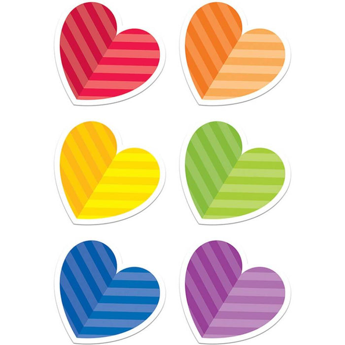 Rainbow Heart Classroom Display Cut Outs