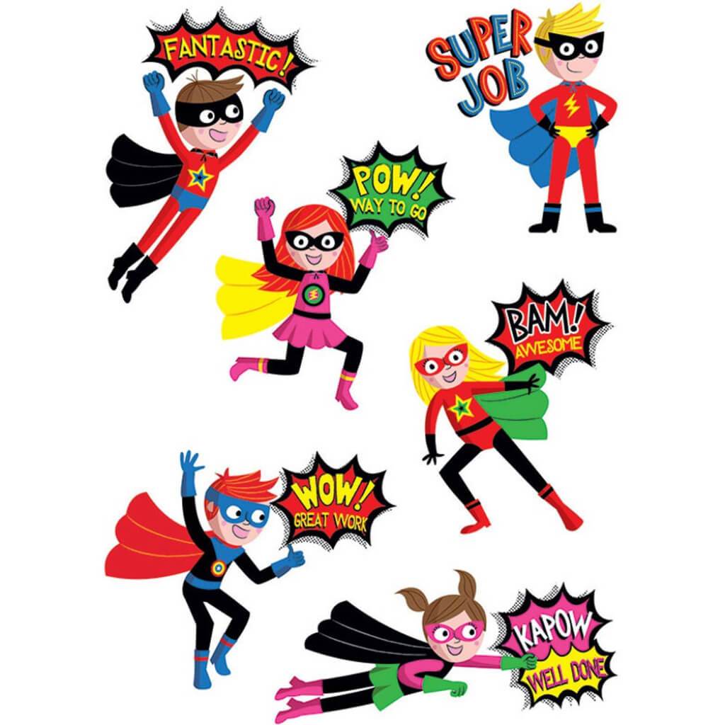 Superhero Rewards Stickers 