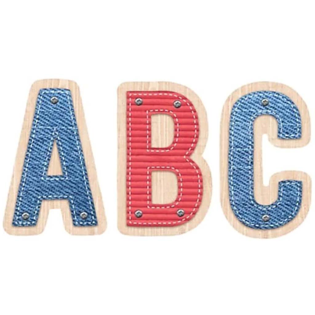 Upcycle Style 2" Uppercase Letter Stickers 