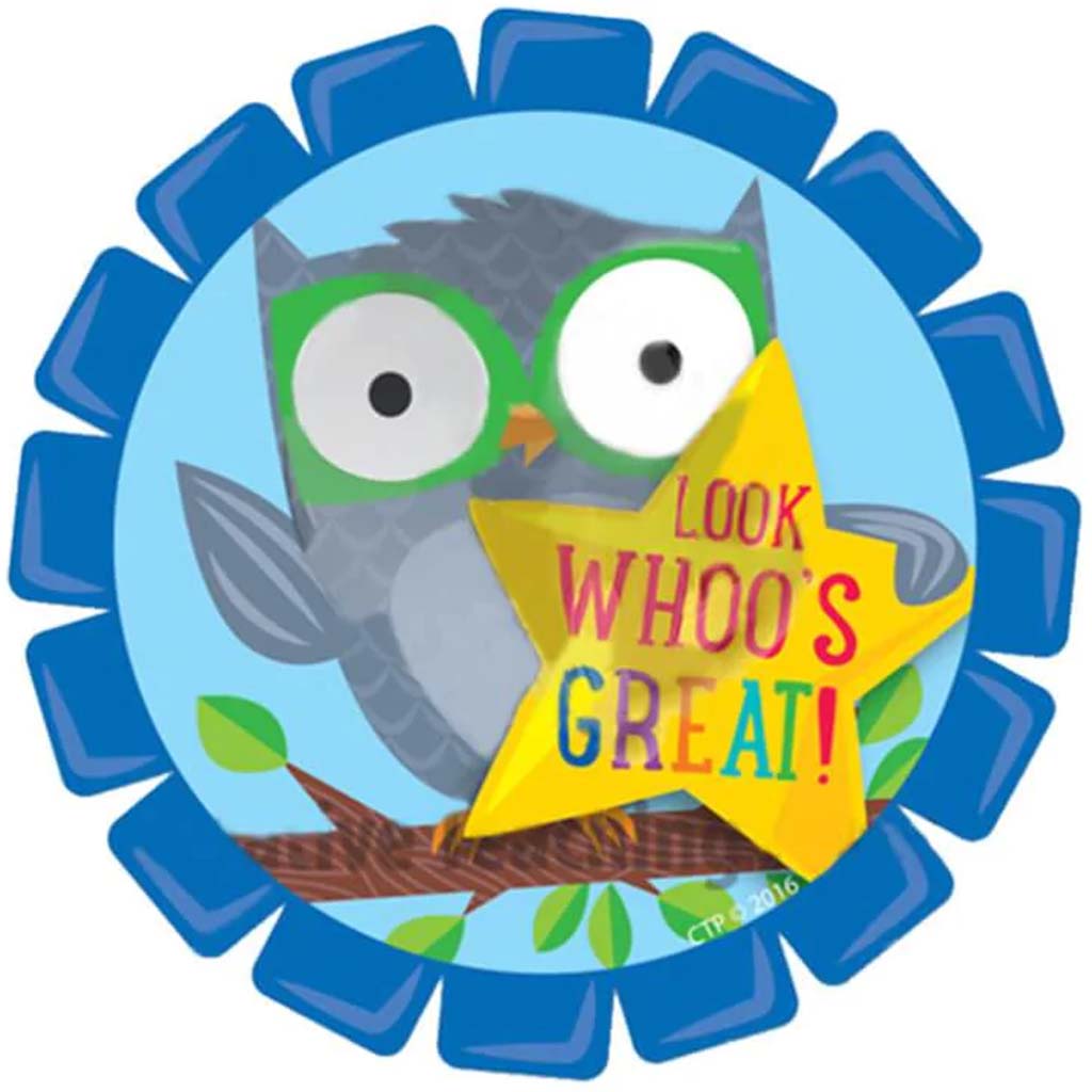 Woodland Friends Look Whoo'S Great! Badge 