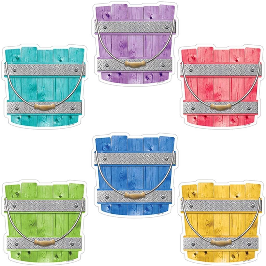 Buckets (Upcycle Style) 6" Designer Cut-Outs 