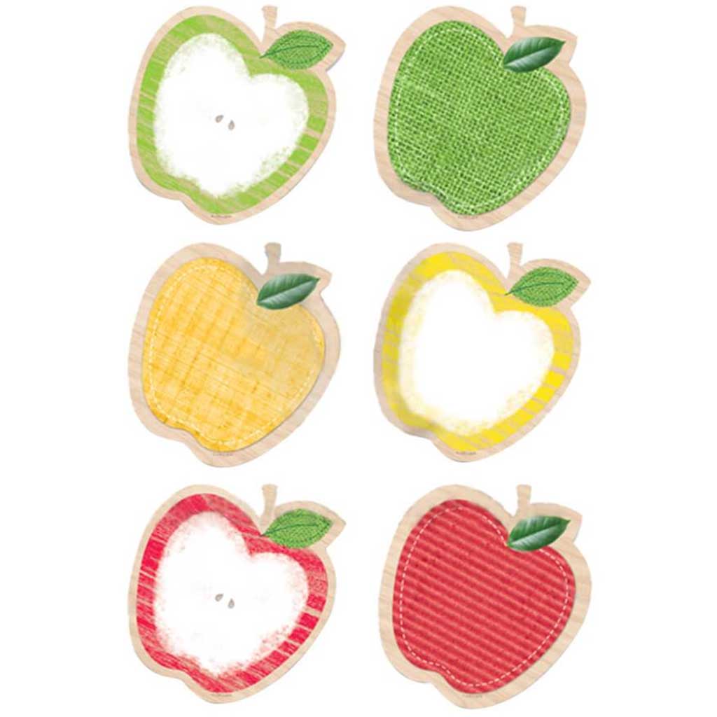 Upcycle Style Apples 6&quot; Designer Cut-Outs 