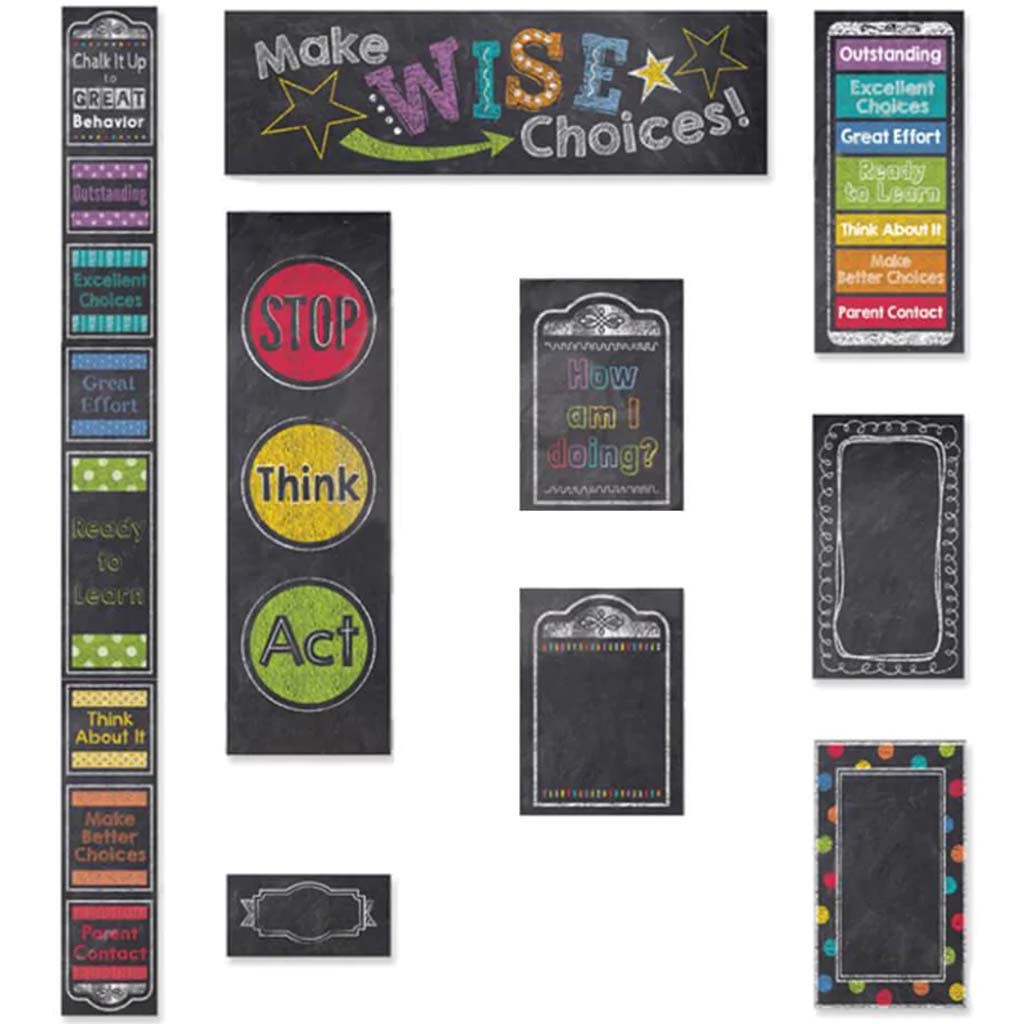 Chalk It Up! Behavior Clip Chart Mini Bulletin Board 
